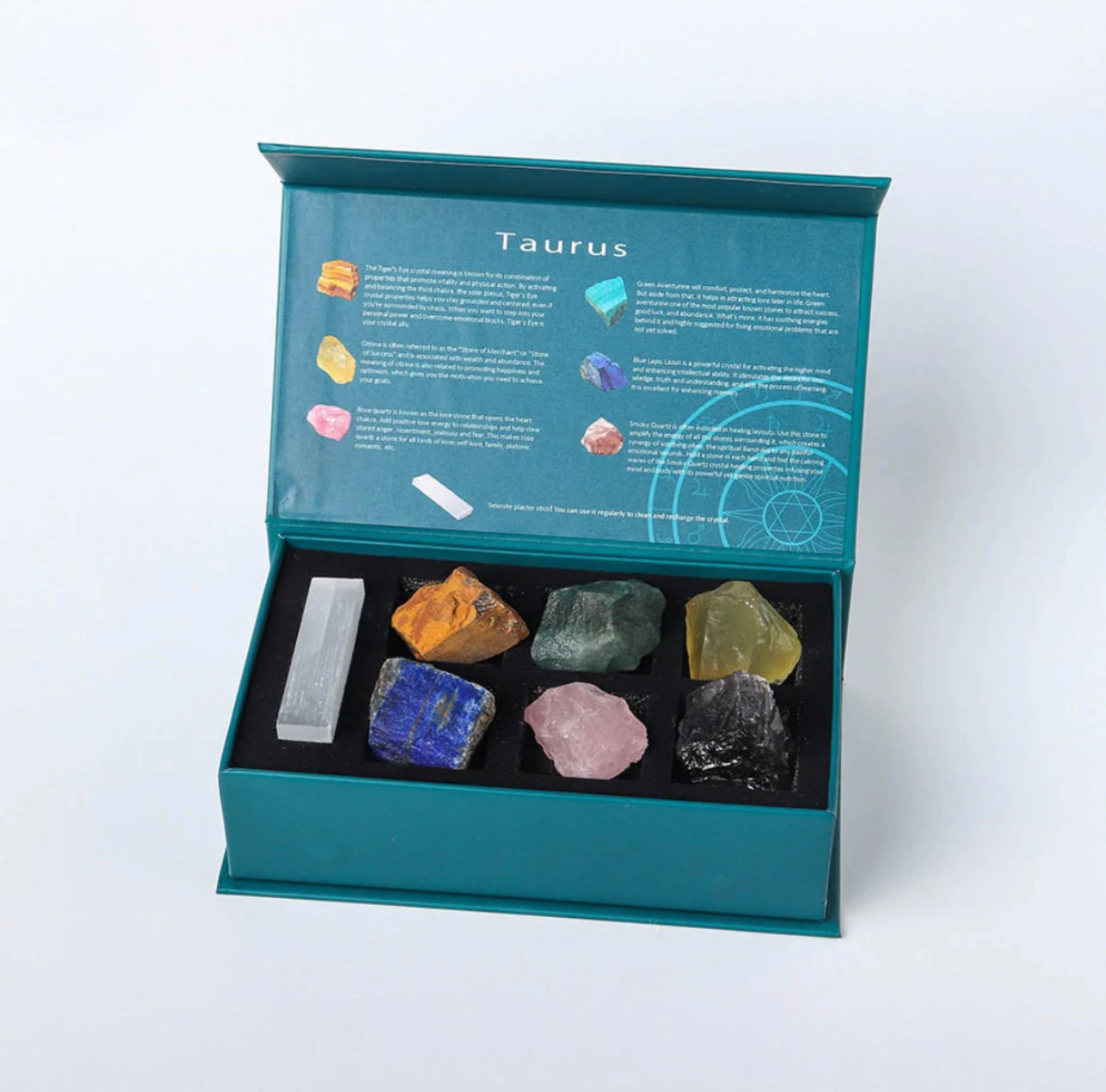 Zodiac Natural Crystal Box Set- Taurus